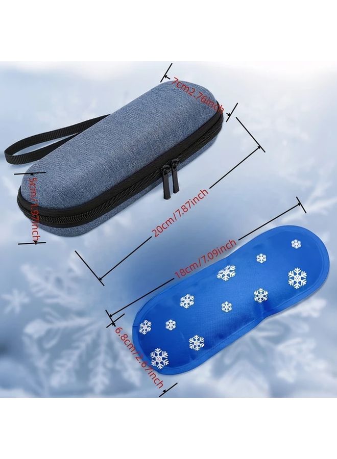 Black Portable Insulin Cooler Bag With Reusable Ice Packs For Diabetics On The Go - Image 3